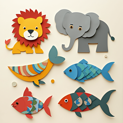 Paper Animals: Fun Printable Craft Activity for Kids